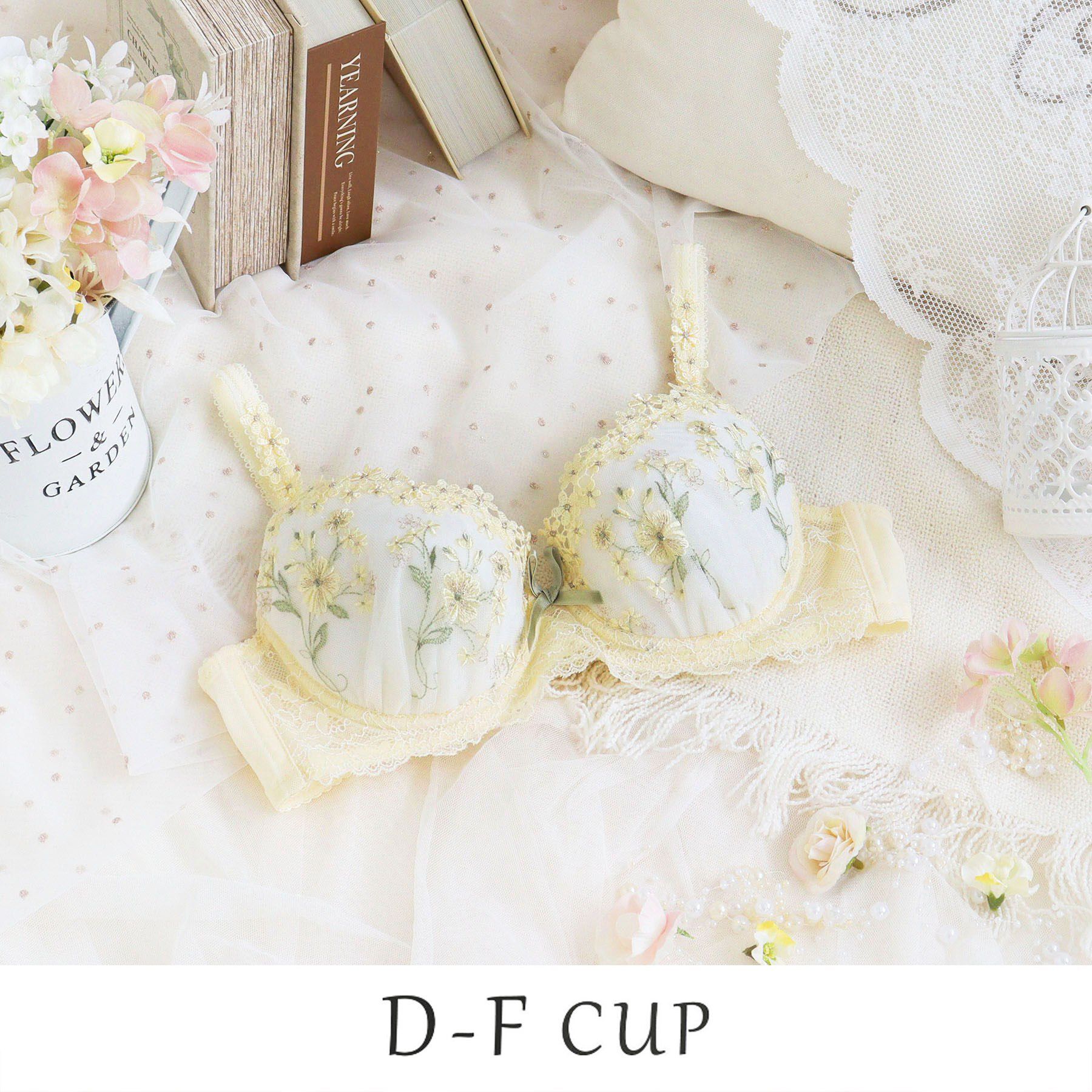 【新品】COMBINATION LACE TOP（1週間限定出品！） レーナ ブラジャー (D-F) ＜Side Shape（サイドシェイプ）＞（Risa