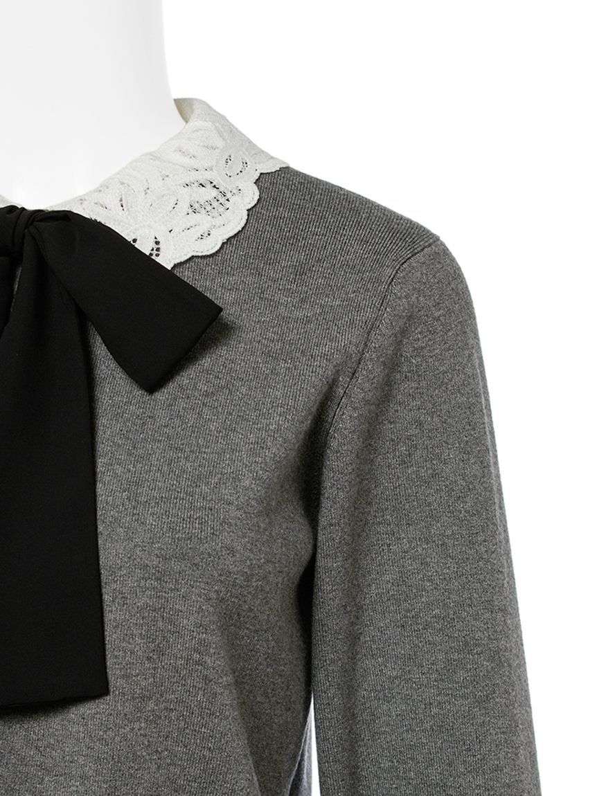 WEB限定】デタッチャブルレースカラーカーディガン（CELFORD）｜ルミネ