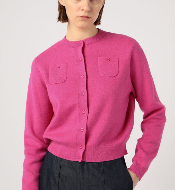 コットンカシミヤ クルーネックカーディガン（CABaN）｜ルミネの