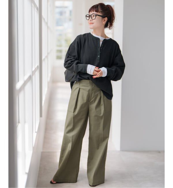 WEB限定 / 追加3》2枚SETヘンリーネックプルオーバー（Spick and Span