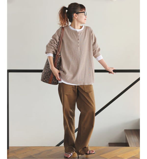 WEB限定 / 追加3》2枚SETヘンリーネックプルオーバー（Spick and Span