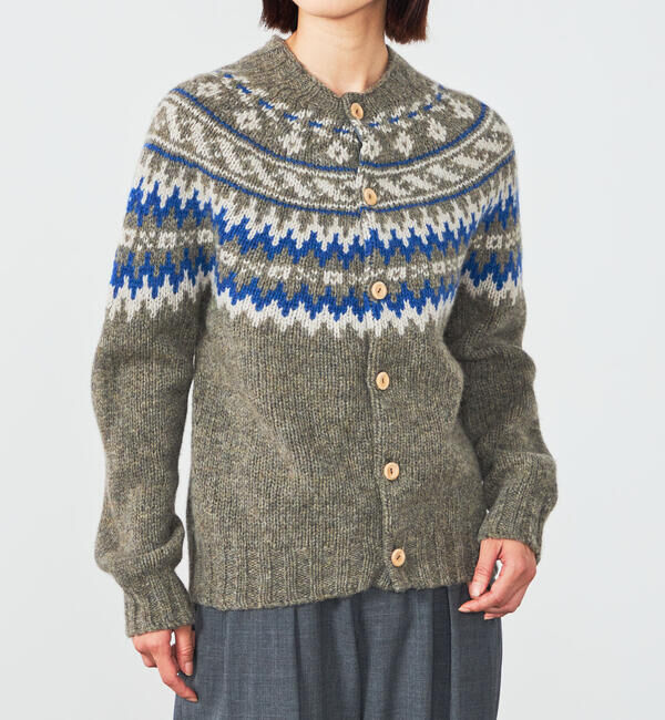 MORRIS & SONS | チャンキーノルディックカーディガン WOMEN（Morris