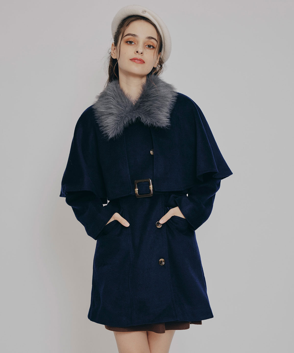 マルチWAYケープファーショートコート（REDYAZEL）｜ルミネの