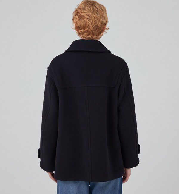 英国製 MONTGOMERY ウールメルトン ショートダッフルコート 34 ウールナイロンメルトン ダッフルショートコート（MACPHEE）｜ルミネの