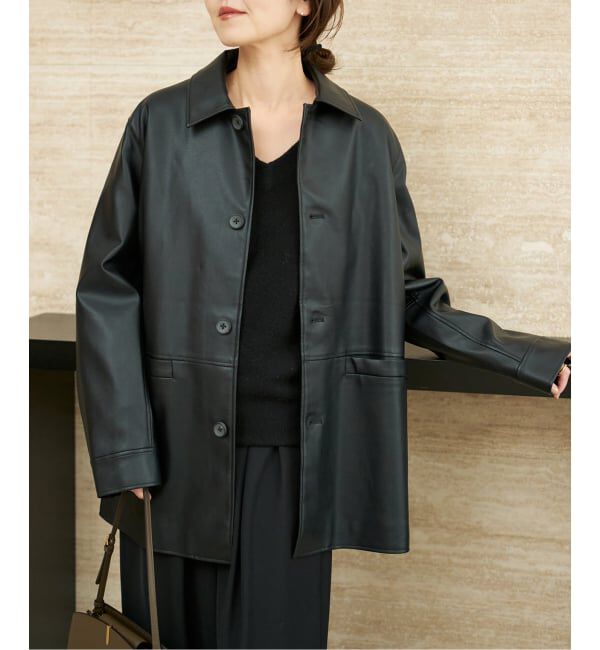 Leather Like Car コート（Plage）｜ルミネのファッション通販