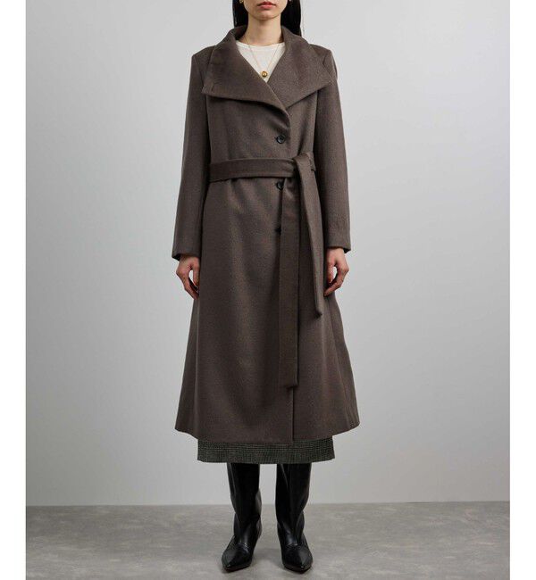 プレミアムカシミヤ ロングコート【逸品・マルチWAY】【25AW】（ROPE