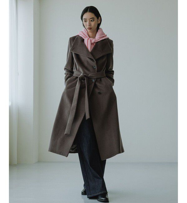 プレミアムカシミヤ ロングコート【逸品・マルチWAY】【25AW】（ROPE