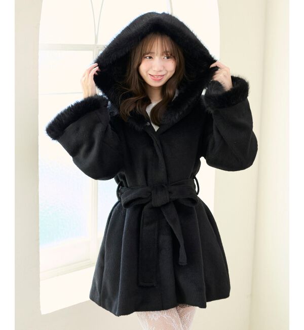 フード付マルチwayフェイクファーコート｜ルミネのファッション通販