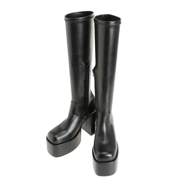 emoda エモダ バルキープランプフィットブーツ ロングブーツ LARGE バルキープランプフィットブーツ（EMODA）｜ルミネのファッション通販