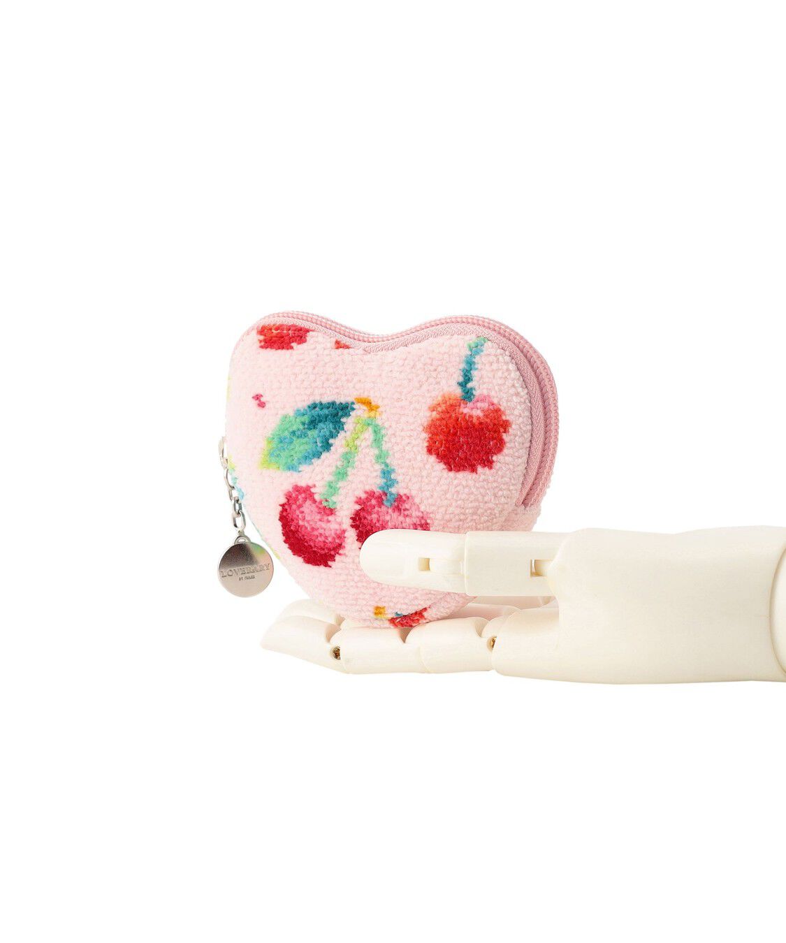 チェリードット ハート型ポーチ L/CRD-253048（LOVERARY BY FEILER