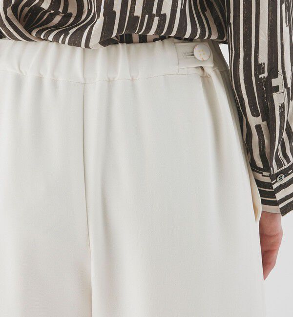GALERIE VIE「ダブルクロス イージーセミワイドパンツ」|その他|
