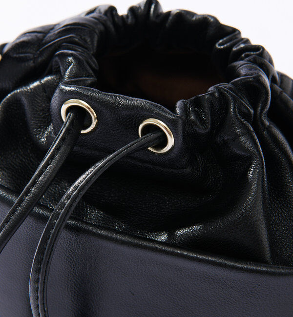  「【ボールチェーンショルダーがアクセント】ワンハンドルバケットバッグ」|トートバッグ|