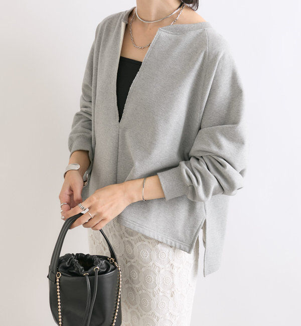  「【ボールチェーンショルダーがアクセント】ワンハンドルバケットバッグ」|トートバッグ|