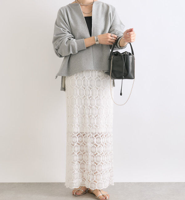  「【ボールチェーンショルダーがアクセント】ワンハンドルバケットバッグ」|トートバッグ|