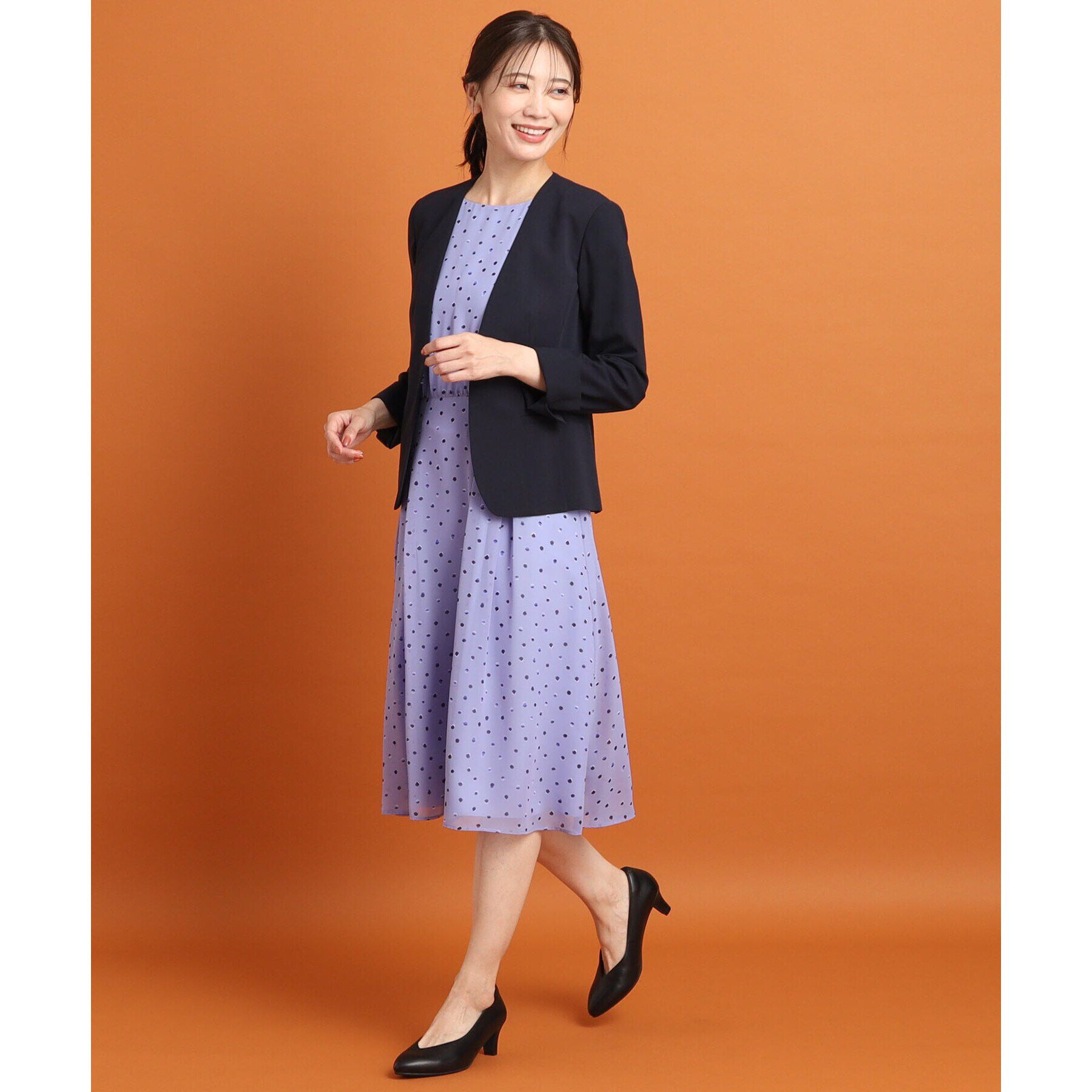 Reflect「【SALE／夏に快適！／接触冷感／洗える／セットアップ可能】ノーカラージャケット」|ノーカラージャケット|