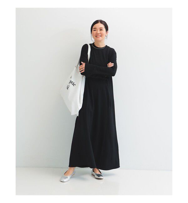 LEE × Demi-Luxe BEAMS / スーパーシンプルワンピース .M（Demi-Luxe