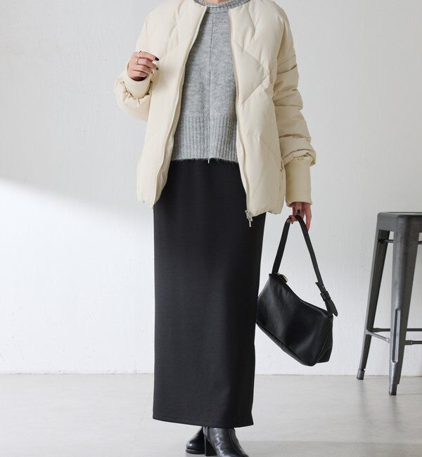  「ノーカラーダウンコート」|その他|