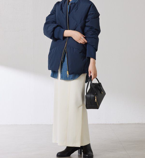  「ノーカラーダウンコート」|その他|