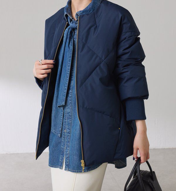  「ノーカラーダウンコート」|その他|