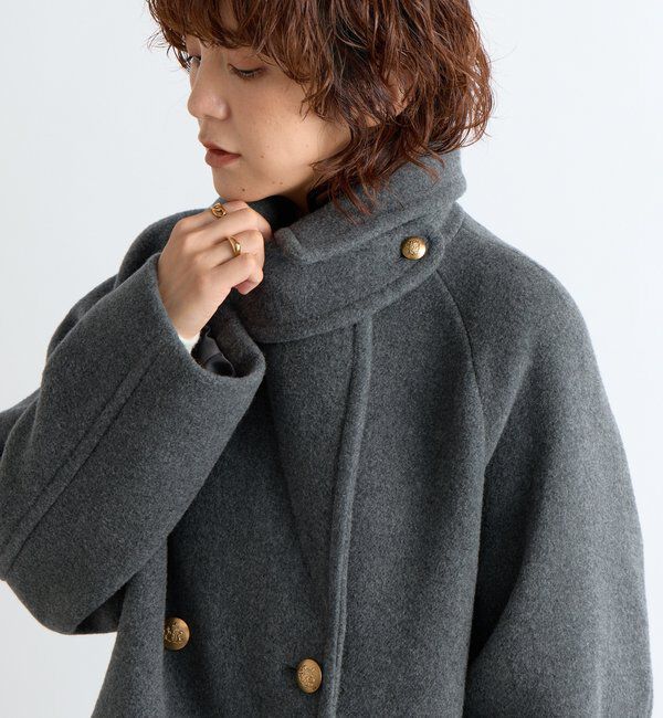  「【リバイバル/新色追加】ラグランPコート」|ピーコート|