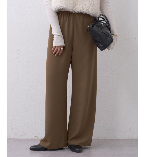  「【CHIKAコラボ】【美脚パンツ】ワイドドロストパンツ」|その他|