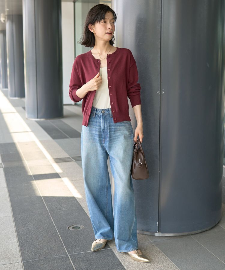 AMERICAN HOLIC「ソフトコットンクルーネックカーディガン」|カーディガン|