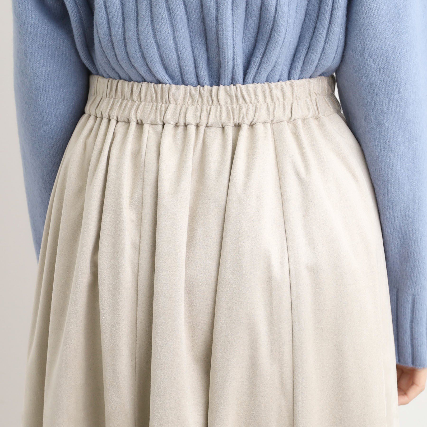 grove「【石川梨花さん着用】スエードライク マキシティアードスカート」|スカート|