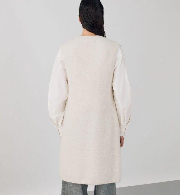 フォックスカシミヤ ロングジレ（DES PRES）｜ルミネのファッション