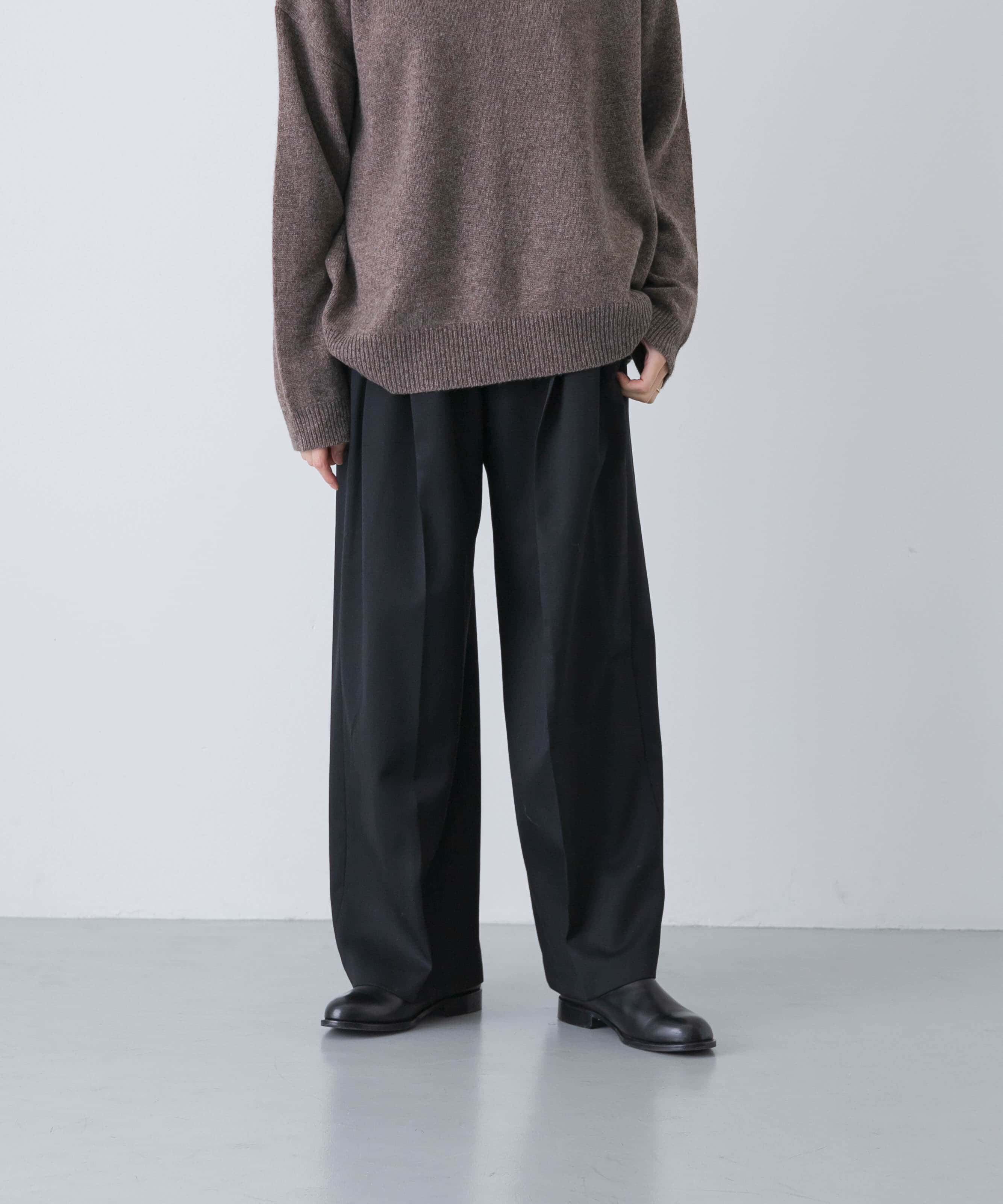 かぐれ / スラックスパンツ/3/ウール/NVY/GA77-14B005 ウォッシャブルウールツイルパンツ（かぐれ）｜ルミネのファッション