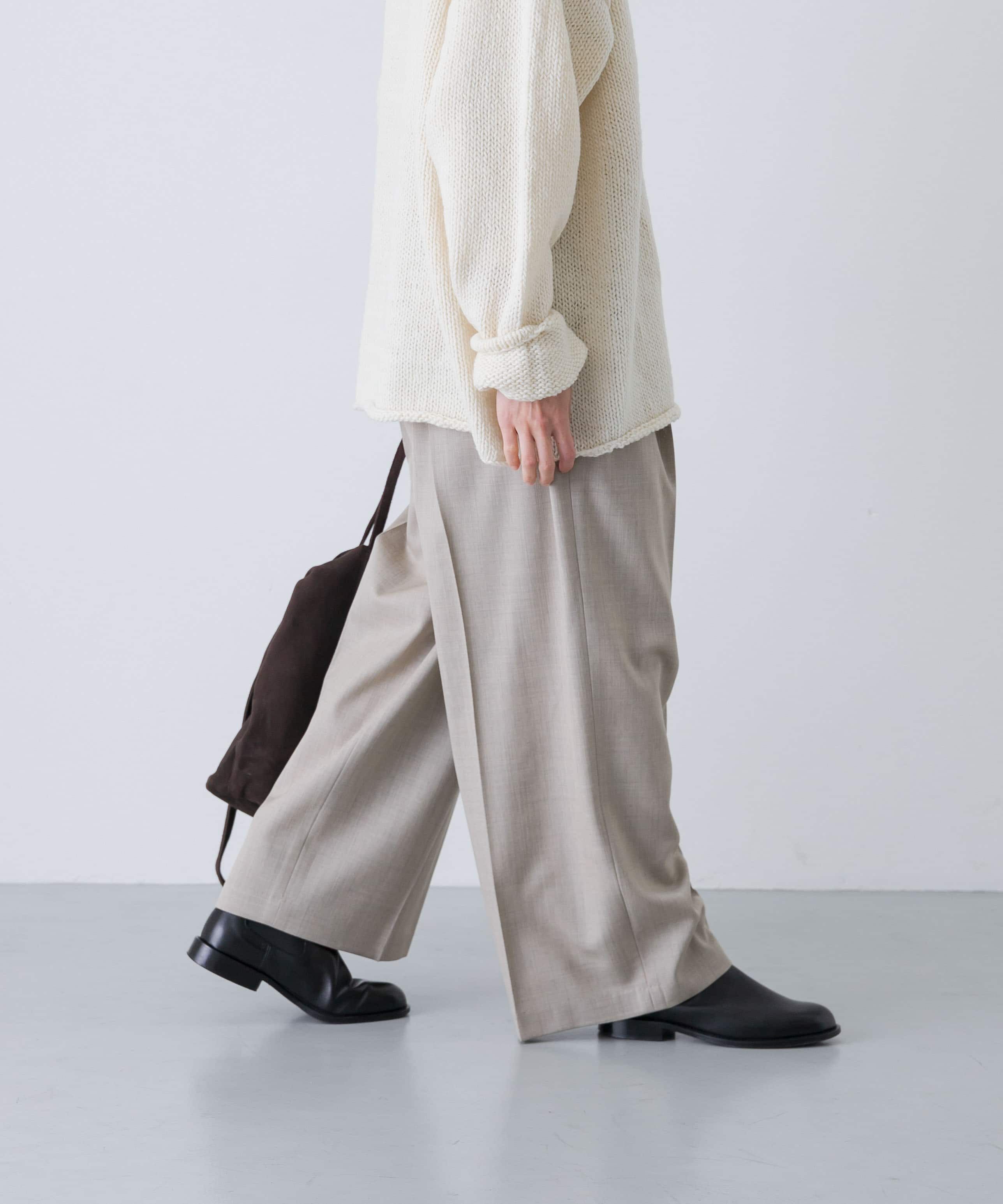 ウォッシャブルウールツイルパンツ（かぐれ）｜ルミネのファッション