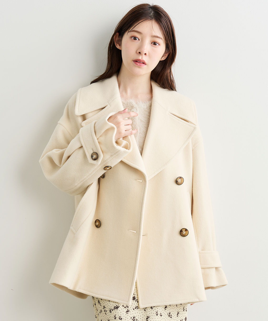 ココディール インペリアルモッサPショートこート インペリアルモッサショートPコート（COCO DEAL）｜ルミネの