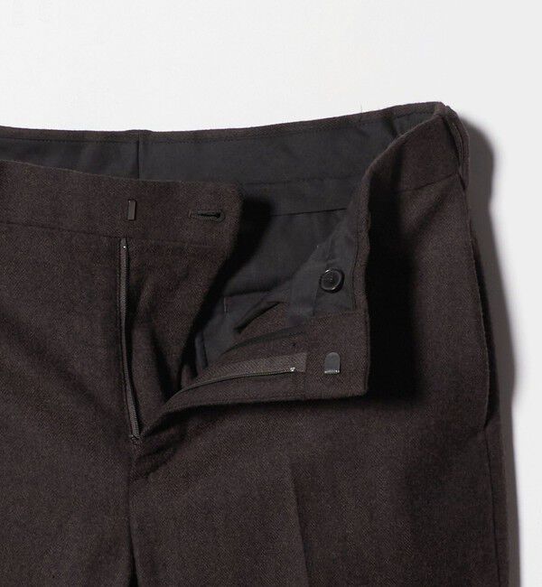 BEAUTY&YOUTH UNITED ARROWS「ストレッチ サキソニー ノープリーツ スリムパンツ セットアップ対応」|チノ|