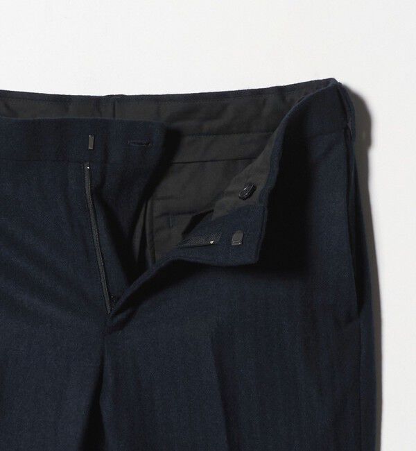 BEAUTY&YOUTH UNITED ARROWS「ストレッチ サキソニー ノープリーツ スリムパンツ セットアップ対応」|チノ|