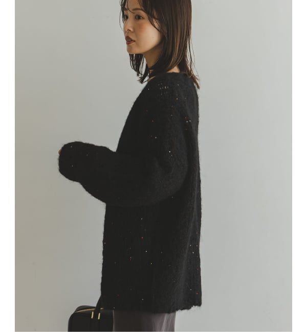 COUTURE D'ADAM/クチュールドアダム Sequin Fluffy Knit カーディガン