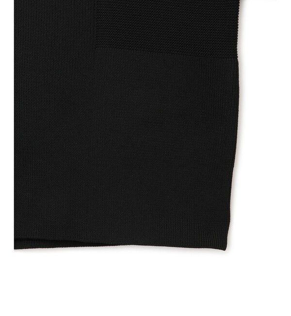 ADAM ET ROPE'「【WEB限定】・【サステナブル】セレクトネックウェーブボタンカーディガン」|カーディガン|