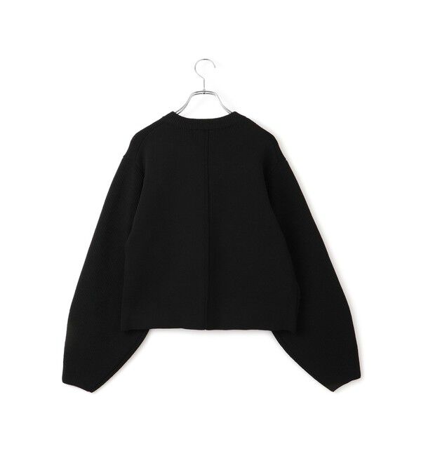 ADAM ET ROPE'「【WEB限定】・【サステナブル】セレクトネックウェーブボタンカーディガン」|カーディガン|