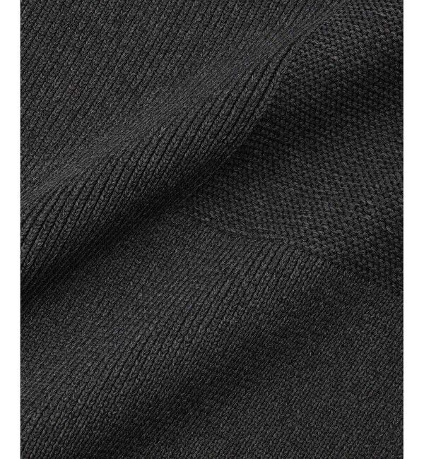 ADAM ET ROPE'「【WEB限定】・【サステナブル】セレクトネックウェーブボタンカーディガン」|カーディガン|