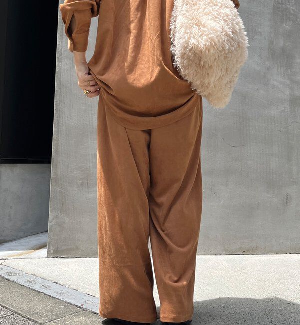  「スウェードタックパンツ」|チノ|