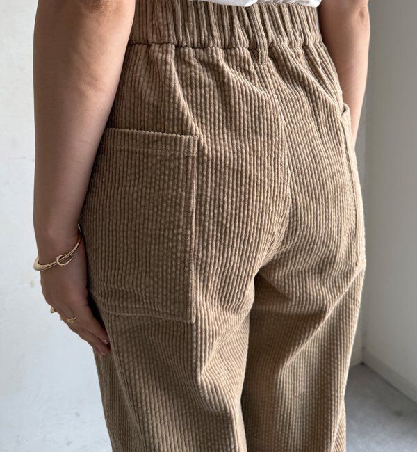  「【WEB限定】コーデュロイワイドパンツ」|チノ|