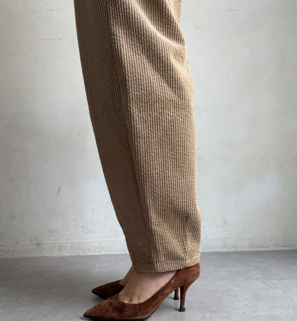  「【WEB限定】コーデュロイワイドパンツ」|チノ|