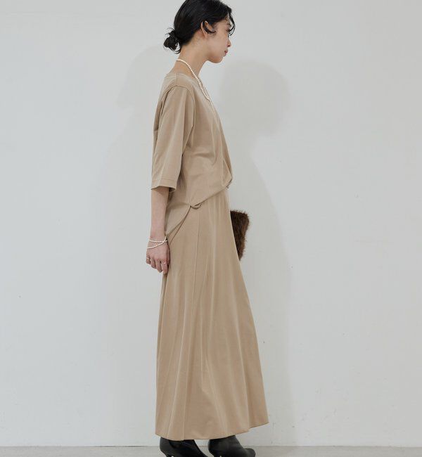  「【セットアップ対応】【イージーケア】キュプラジャージースカート」|スカート|