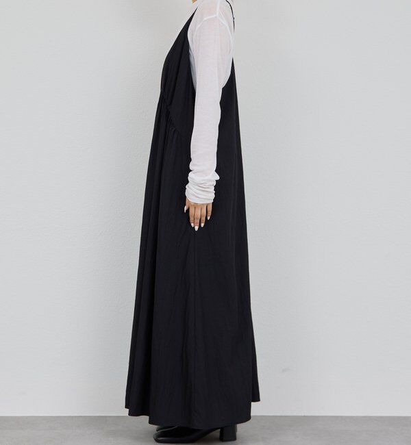  「【スッキリ見え/シーズンレス】ディープVキャミワンピース」|ワンピース|