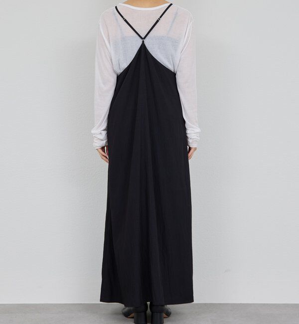  「【スッキリ見え/シーズンレス】ディープVキャミワンピース」|ワンピース|