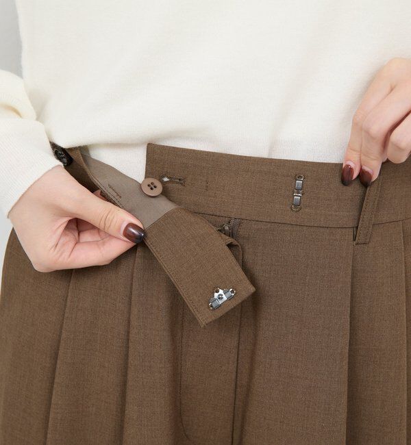  「【SACHIKOコラボ】2タックワイドパンツ」|チノ|