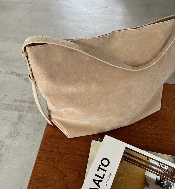  「【WEB限定カラー・ブラック/大容量】2WAYワンハンドルバッグ」|トートバッグ|