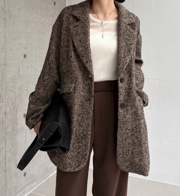  「ツイードテーラーハーフコート」|その他|