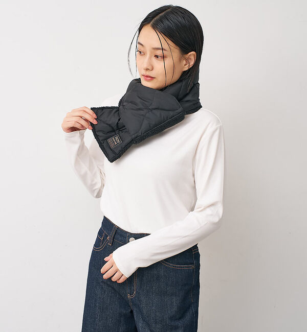 collex「【TAION】ミリタリー リバーシブル ダウンマフラー」|マフラー|