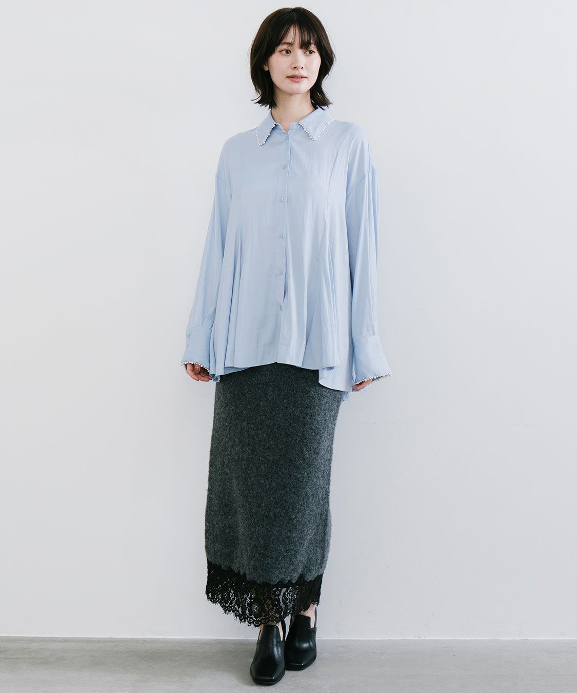 パールモチーフペプラムシャツ（COCO DEAL）｜ルミネのファッション