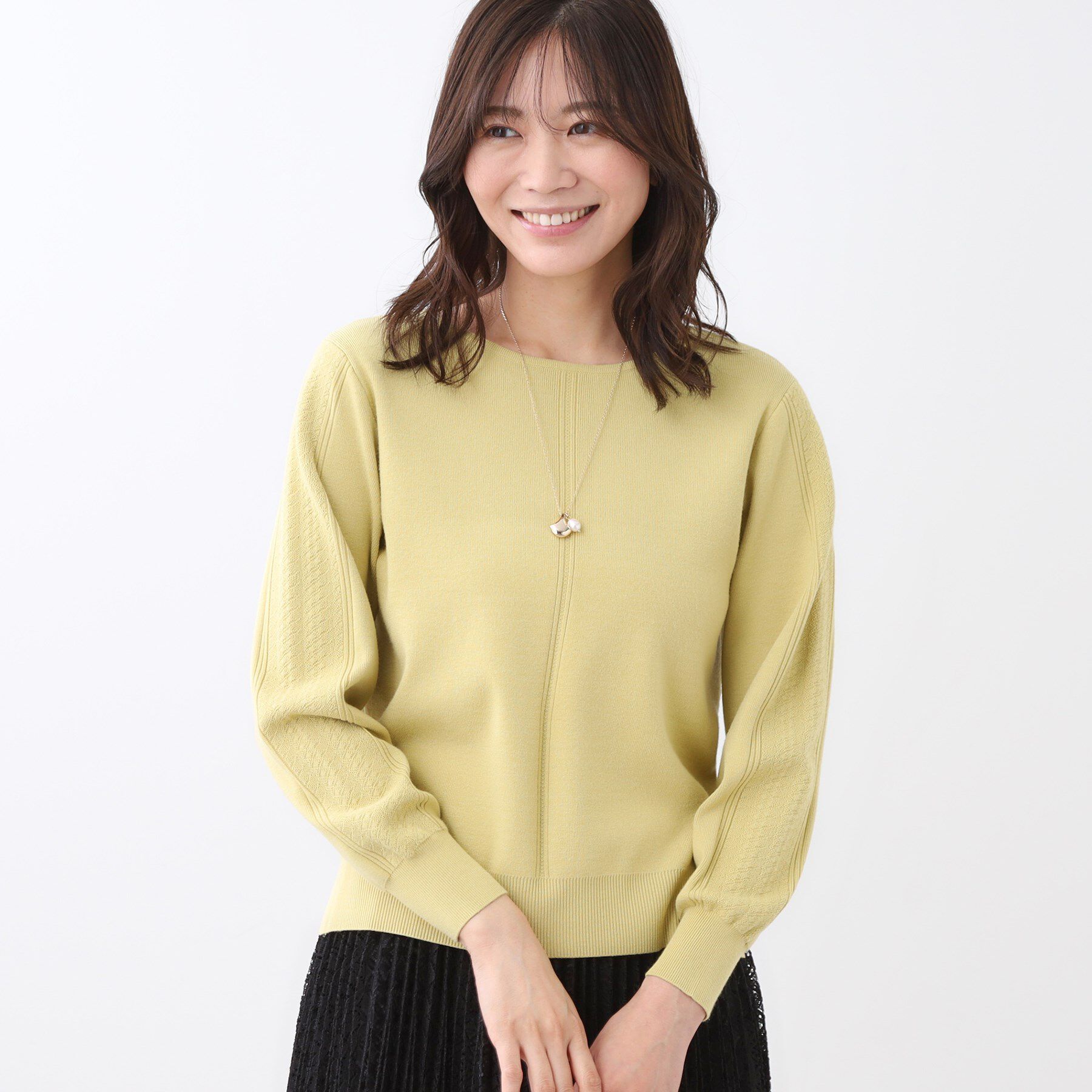 Reflect「【選べる6色／長く着られる◎】ボートネックニット」|ニット・セーター|