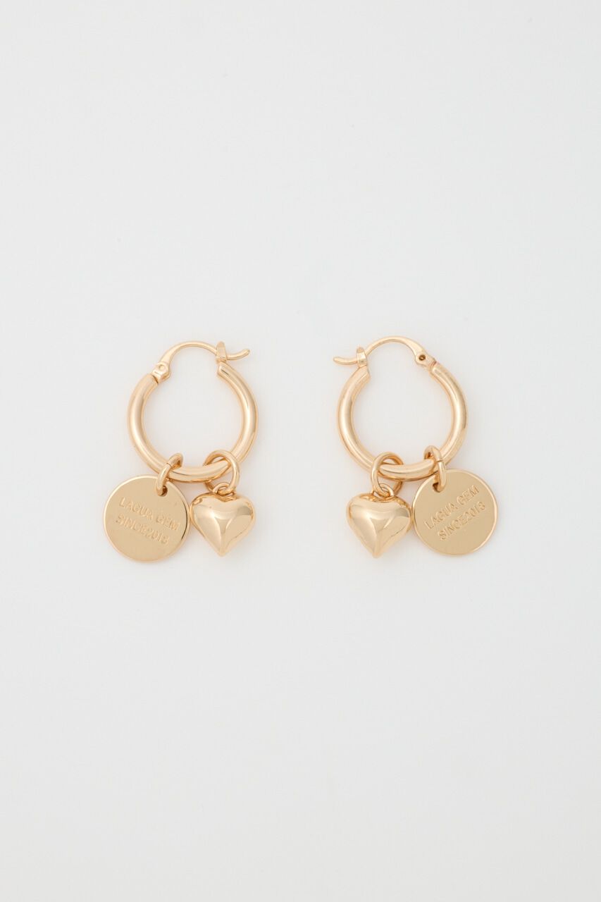 LAGUA GEM「CHARM RING ピアス」|ピアス|GLD